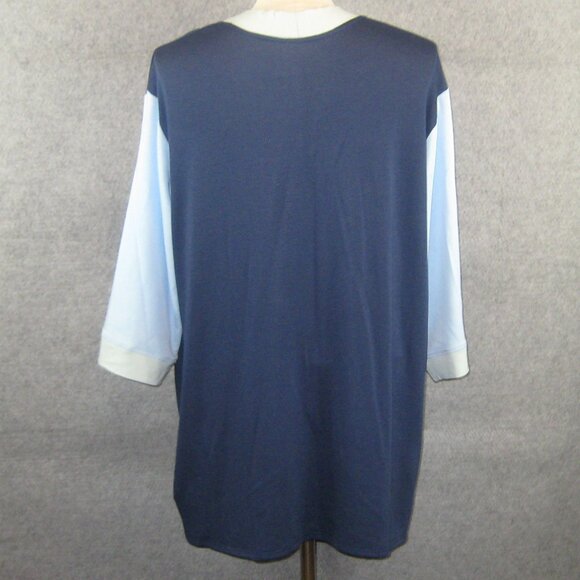Cuddl Duds Airy Terry 34 Sleeve Open Cardigan Top Medium NEW - Picture 4 of 6